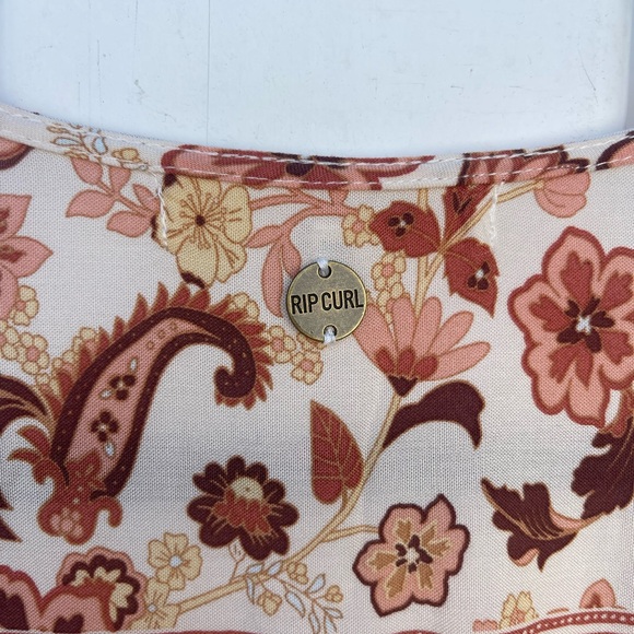 Rip Curl Dessert Dawn Maxi Dress Long Sleeve Small Floral Boho - Picture 9 of 12
